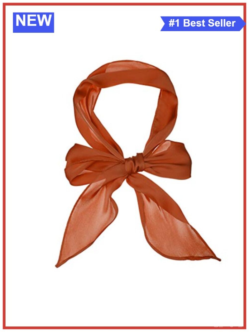Polyester Skinny Scarf Long Neckerchief Hair Band Solid Color